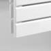 Reina Rione Double Panel Steel Designer Radiator - White profile small image view 4 