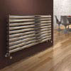 Reina Artena Double Panel Stainless Steel Radiator - Polished profile small image view 1 