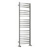 Reina Eos Curved Stainless Steel Radiator - Polished profile small image view 1 