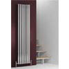 Reina Nerox Vertical Single Panel Stainless Steel Radiator - Polished profile small image view 1 