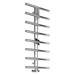 Reina Pizzo Stainless Steel Radiator - 1000 x 600mm - Polished profile small image view 2 