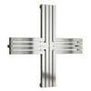 Reina Pozitive Stainless Steel Radiator - 1000 x 1000mm - Satin profile small image view 1 