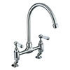 Bristan - Renaissance Deck Kitchen Sink Mixer - Brushed Nickel - RS-DSM-BN profile small image view 1 