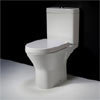 RAK Resort Mini Rimless Close Coupled Full Access Toilet + Quick Release Soft Close Urea Seat profile small image view 1 