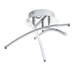 Revive Chrome Crossover LED Bathroom Ceiling Light profile small image view 2 