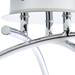 Revive Chrome Crossover LED Bathroom Ceiling Light profile small image view 3 