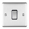 Revive Single Light Switch - Satin Steel profile small image view 1 