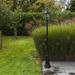 Revive Outdoor Solar Bronze 6-Panel Tall Post Lantern profile small image view 2 