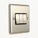 Revive 3 Gang 2 Way Light Switch - Satin Steel profile small image view 2 