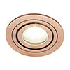 Revive Brushed Copper Round Tiltable Downlight profile small image view 1 