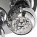 Revive Chrome/Smoked Glass 5-Light Flush Ceiling Light profile small image view 3 