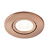 Revive Antique Copper IP65 LED Fire-Rated Tiltable Downlight profile small image view 1 