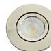 Revive Satin Nickel IP65 LED Fire-Rated Tiltable Downlight profile small image view 3 
