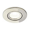 Revive Satin Nickel IP65 LED Fire-Rated Tiltable Downlight profile small image view 1 