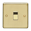 Revive Single Light Switch - Brushed Brass profile small image view 1 