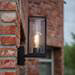 Revive Outdoor PIR Matt Black Frame Wall Light profile small image view 3 