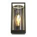 Revive Outdoor Small Matt Black Frame Wall Light profile small image view 2 