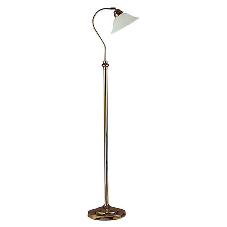 Revive Retro Floor Lamp With Marble I Victorian Plumbing Revive Retro Floor Lamp With Marble I, Antique Glass Shades For Floor Lamps