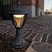 Revive Outdoor Matt Black LED Pedestal Lantern profile small image view 3 