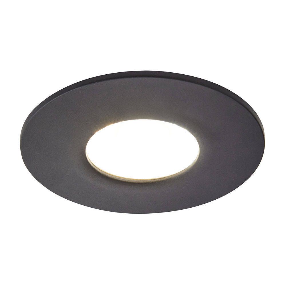 Revive Satin Black IP65 LED FireRated Fixed Downlight