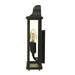 Revive Outdoor Slim Black Wall Lantern profile small image view 4 