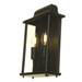 Revive Outdoor Slim Black Wall Lantern profile small image view 5 