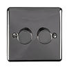 Revive 2 Way Dimmer Light Switch - Black Nickel profile small image view 1 