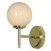 Revive Brass 1 Light Bathroom Wall Light profile small image view 1 