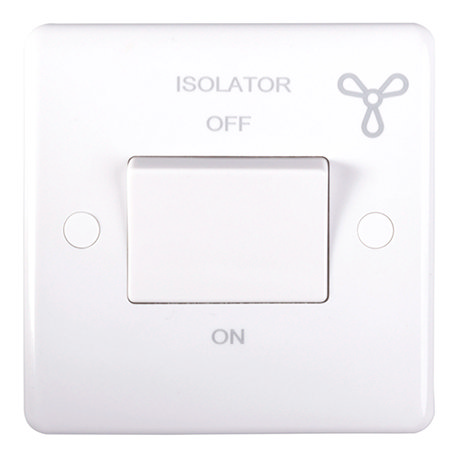 Revive Fan Isolator Switch White 