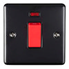 Revive 45 Amp Switch with Neon Power Indicator Matt Black/Black profile small image view 1 