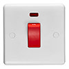 Revive 45 Amp Switch with Neon Power Indicator White profile small image view 1 