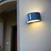 Revive Outdoor Half Round Up & Down Dark Grey Wall Light profile small image view 2 