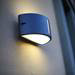 Revive Outdoor Half Round Up & Down Dark Grey Wall Light profile small image view 3 