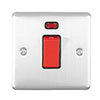 Revive 45 Amp Switch with Neon Power Indicator - Satin Steel profile small image view 1 