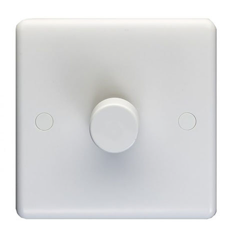 Single Dimmer Light Switch White
