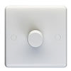 Revive Single Dimmer Light Switch White profile small image view 1 