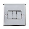 Revive 3 Way Light Switch - Polished Chrome profile small image view 1 