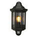 Revive Outdoor Traditional PIR Black Half Coach Lantern profile small image view 2 