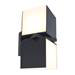 Revive Outdoor Twin Rotatable Dark Grey Wall Light profile small image view 2 