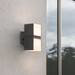 Revive Outdoor Twin Rotatable Dark Grey Wall Light profile small image view 5 