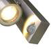 Revive Outdoor PIR Modern Stainless Steel Up & Down Wall Light profile small image view 3 