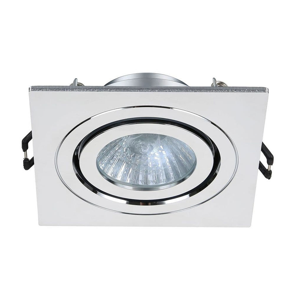 Revive IP65 Chrome Square Tiltable Bathroom Downlight