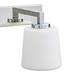 Revive Chrome 3-Light Bathroom Wall Light with Opal Glass Shades profile small image view 3 