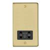 Revive Shaver Socket Brushed Brass/Black profile small image view 1 
