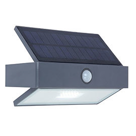 Revive Outdoor Solar PIR Wall Light (W176 x L74 x H109mm)