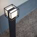 Revive Outdoor Cube Dark Grey Bollard Light profile small image view 3 