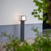 Revive Outdoor Cube Dark Grey Bollard Light profile small image view 4 