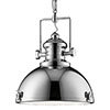 Revive Chrome Industrial Pendant Light profile small image view 1 