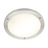 Revive Satin Nickel 18W Large LED Flush Ceiling Light profile small image view 1 