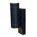 Revive Outdoor PIR Modern Black Up & Down Wall Light profile small image view 5 